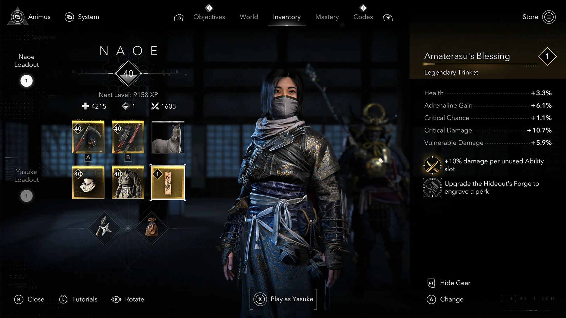 Assassin's Creed Shadows UI, 4 of 8 Assassin's Creed Shadows feature view 4