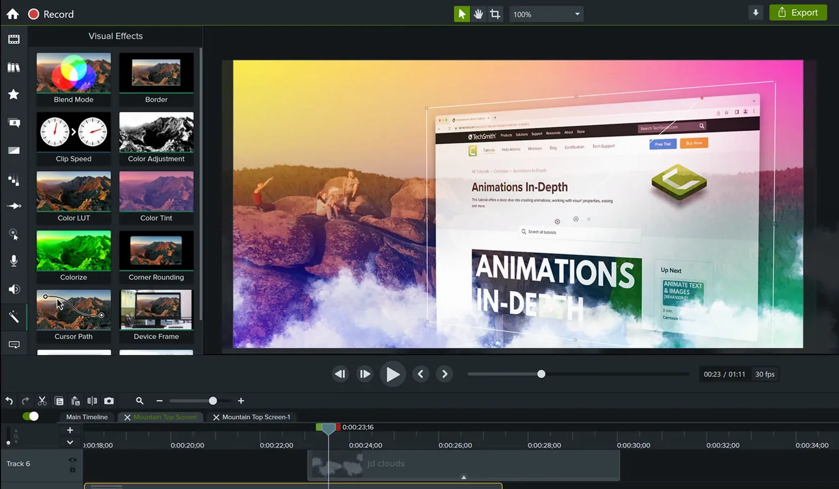 Camtasia — look #3 Camtasia 2026.2.4, screen 3