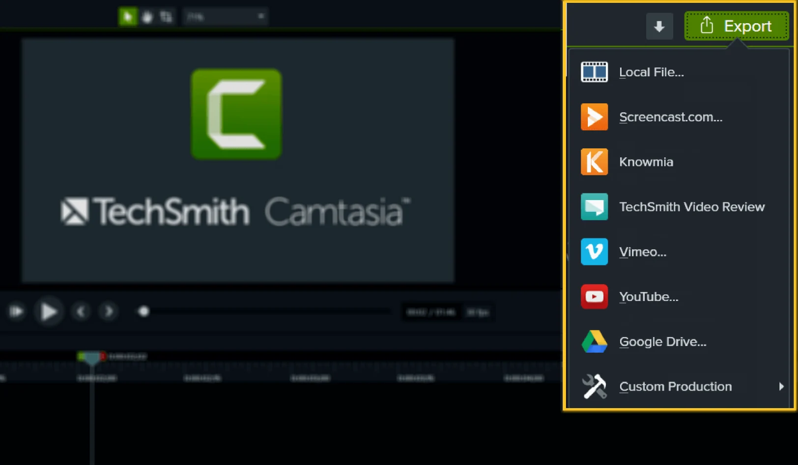 Camtasia — look #4 Camtasia 2026.2.4, screen 4