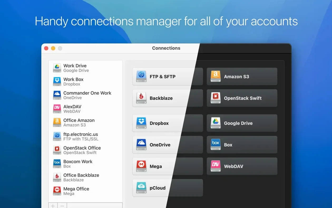 CloudMounter — look #5 CloudMounter 4.18, screen 5