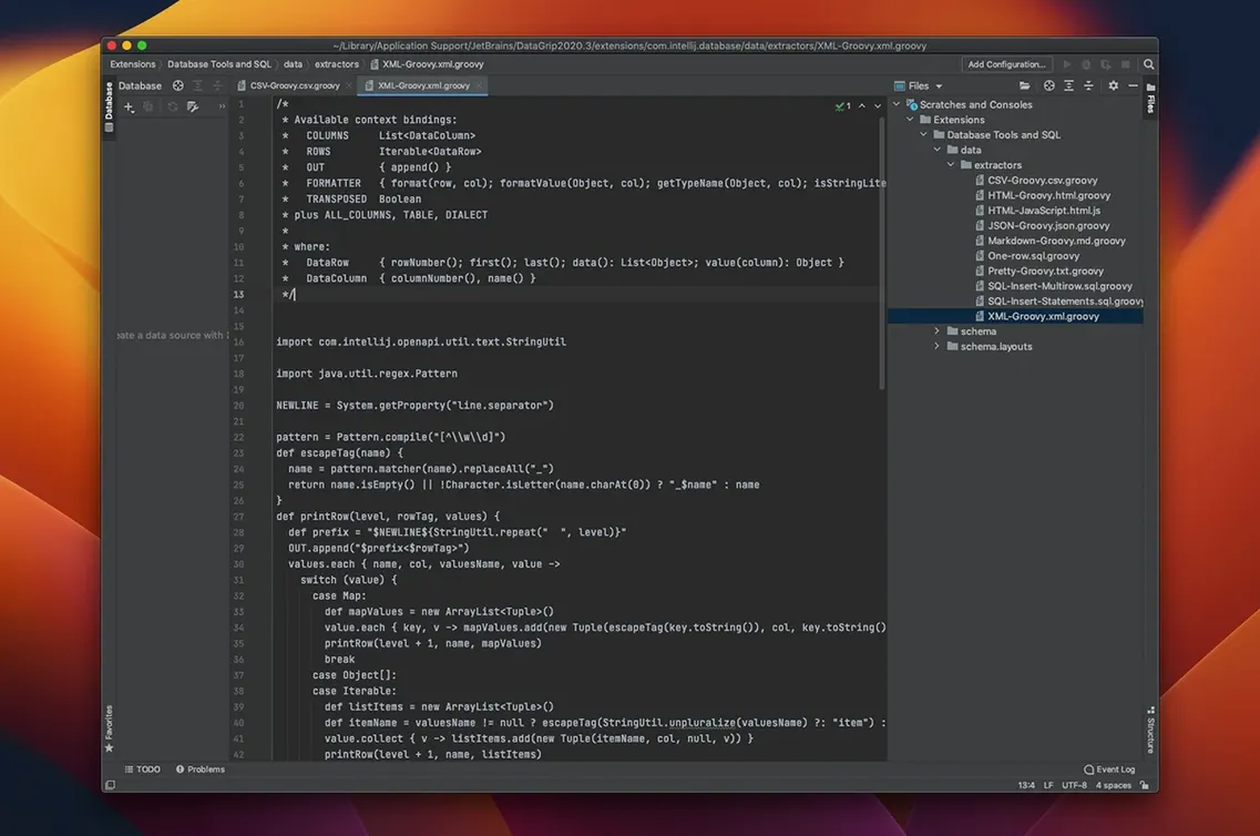DataGrip — look #3 DataGrip 2026.2.5, screen 3