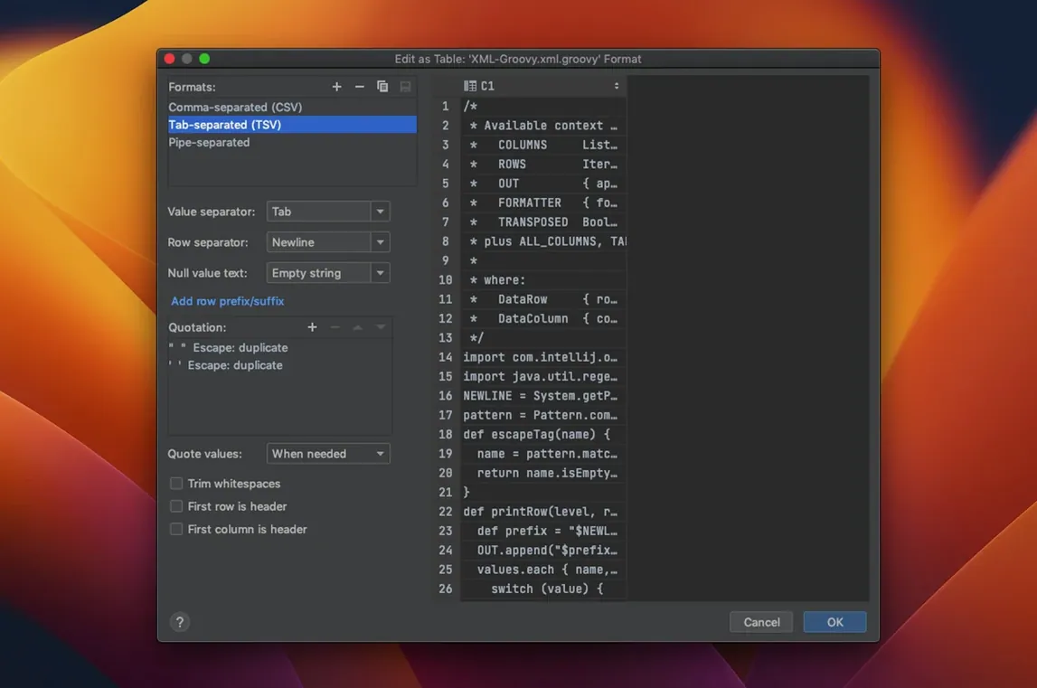 DataGrip — look #4 DataGrip 2026.2.5, screen 4