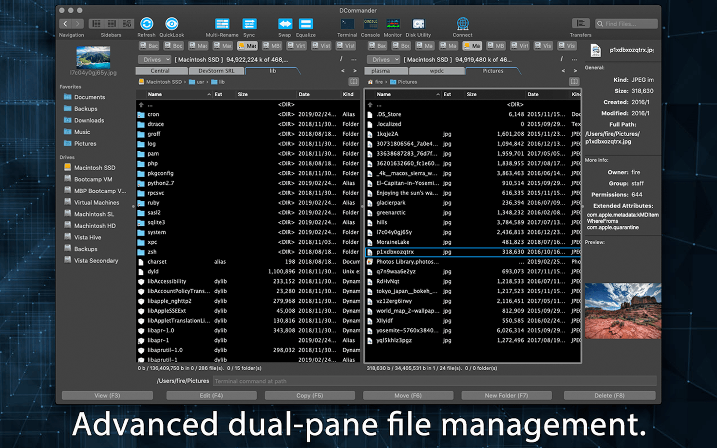 DCommander UI, 1 of 4 dcommander torrent mac: dashboard