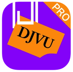 The DjVu Reader Pro icon