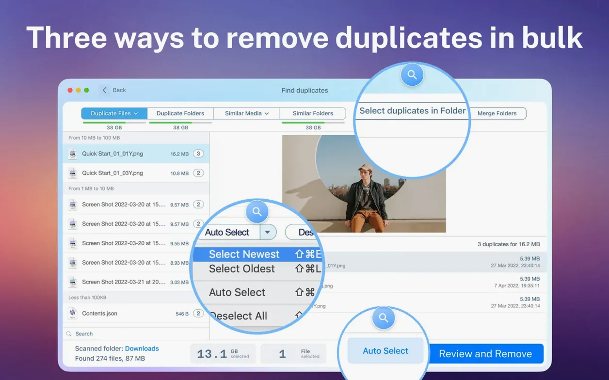 Duplicate File Finder Pro — look #4 Duplicate File Finder Pro 8.5.2, screen 4