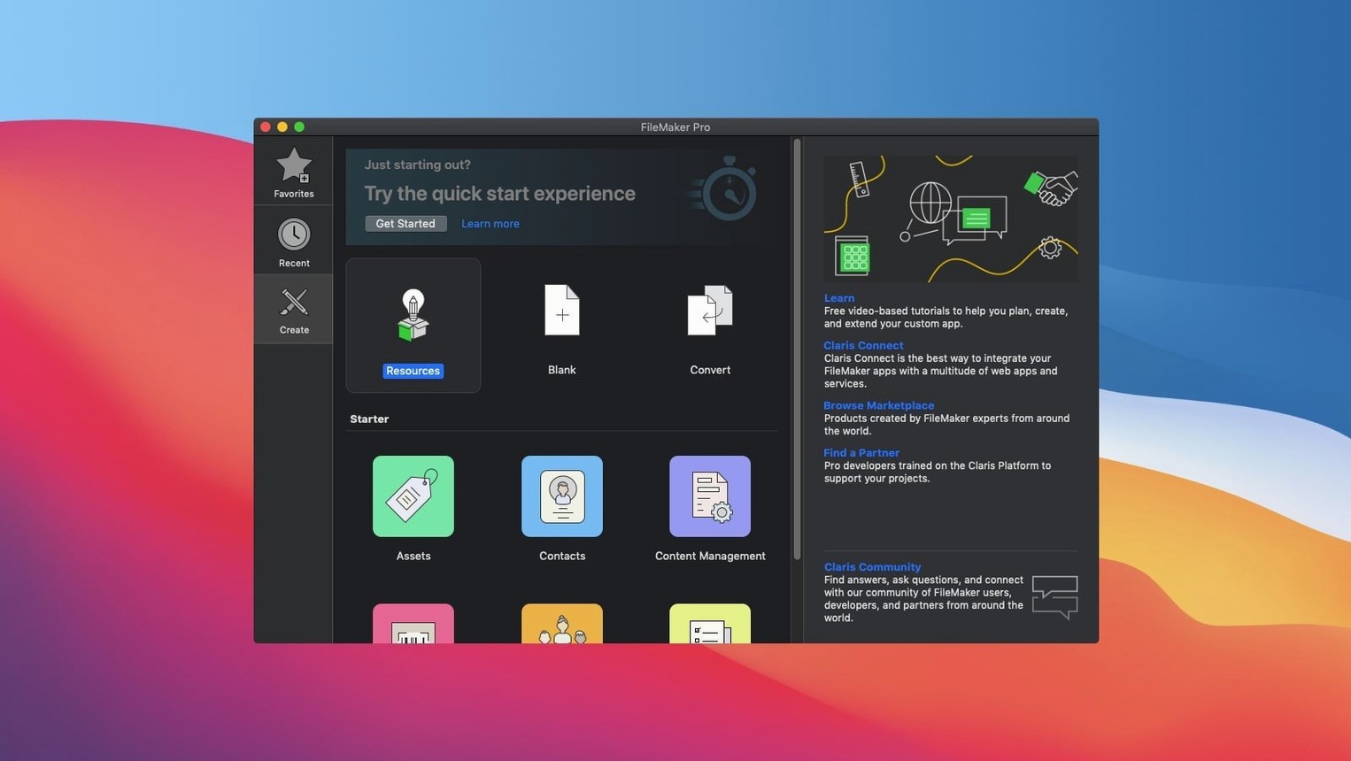 FileMaker Pro UI, 1 of 4 filemaker server crack — app window