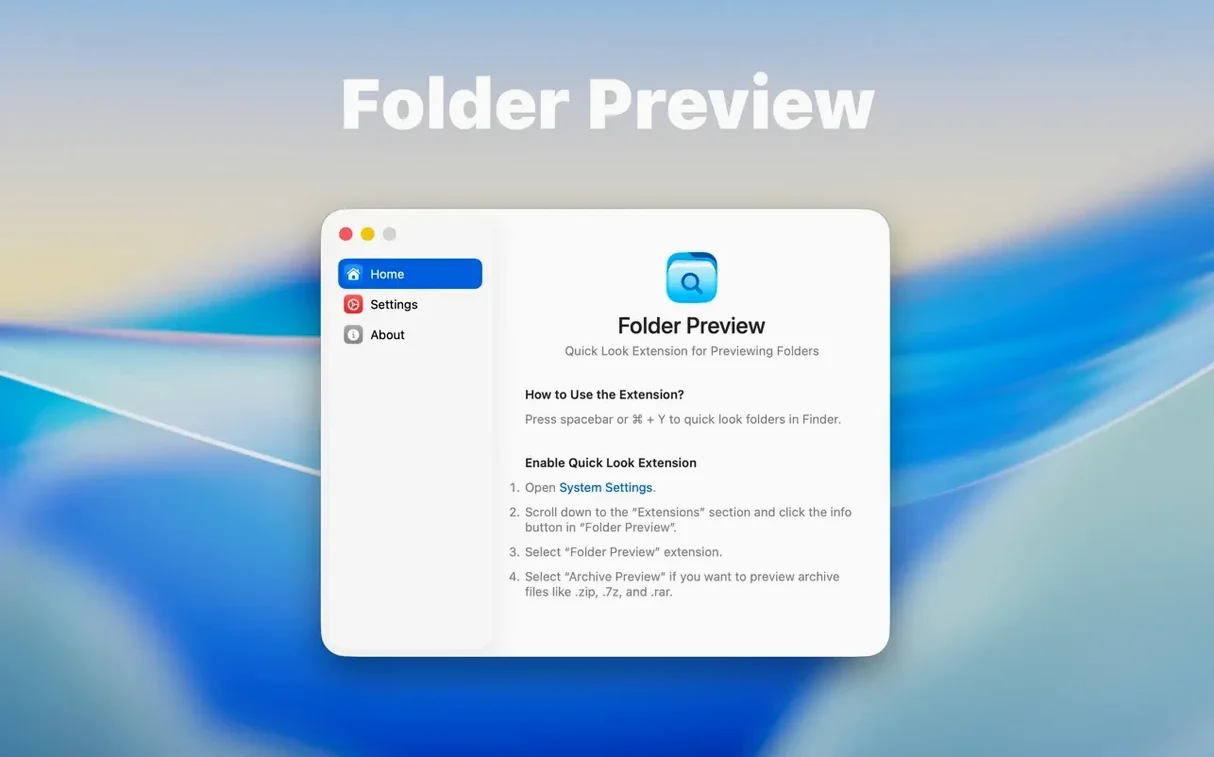 Folder Preview Pro UI, 4 of 5 Folder Preview Pro feature view 4