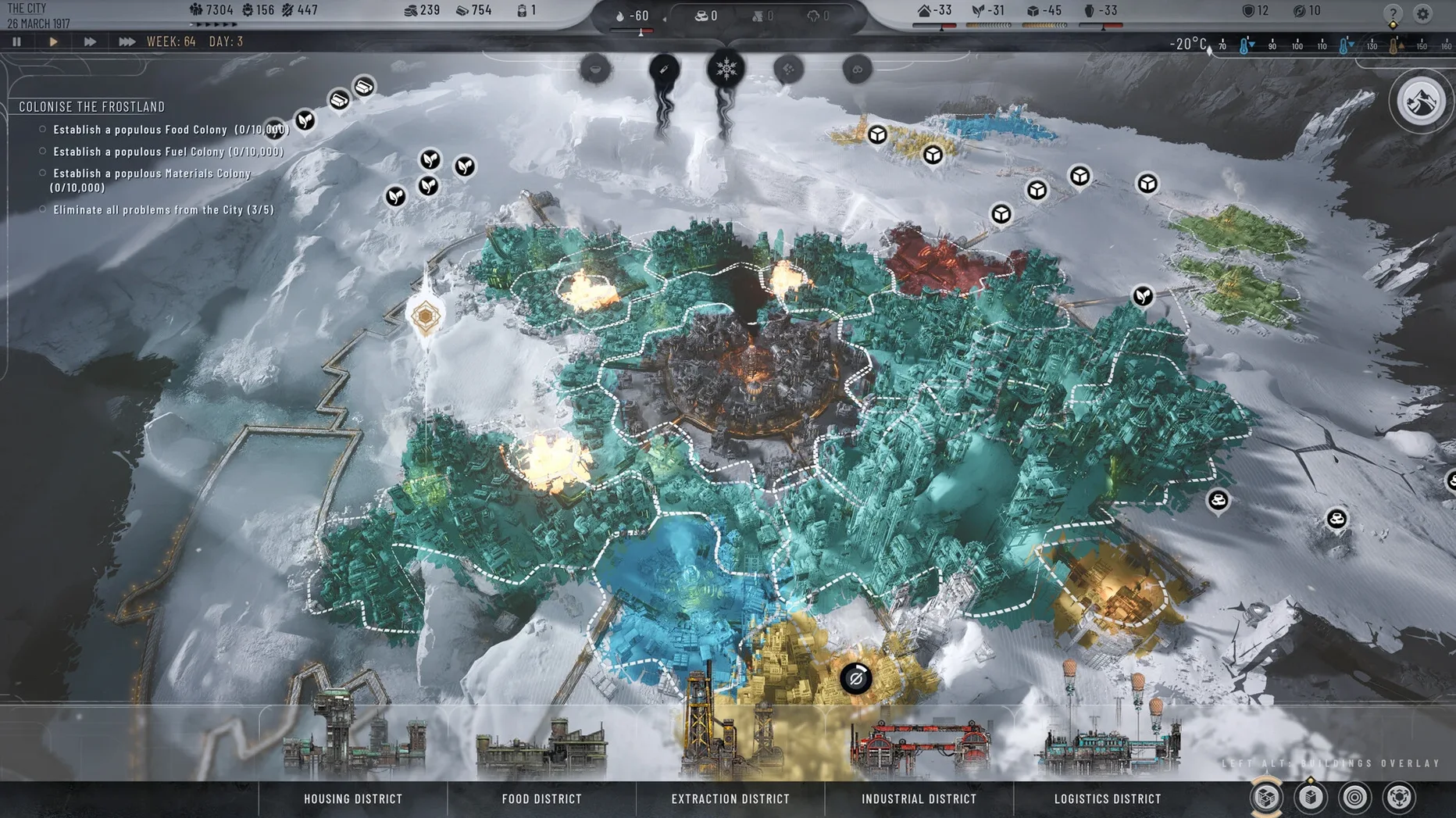 Frostpunk 2 UI, 7 of 7 Frostpunk 2 feature view 7