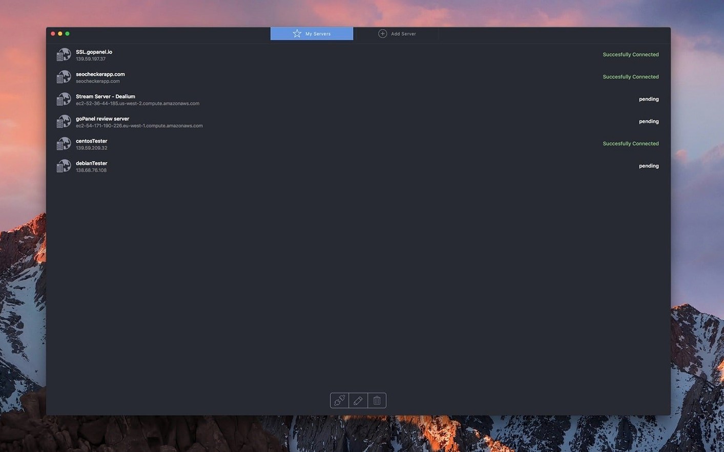 goPanel 2 UI, 3 of 4 goPanel 2 feature view 3