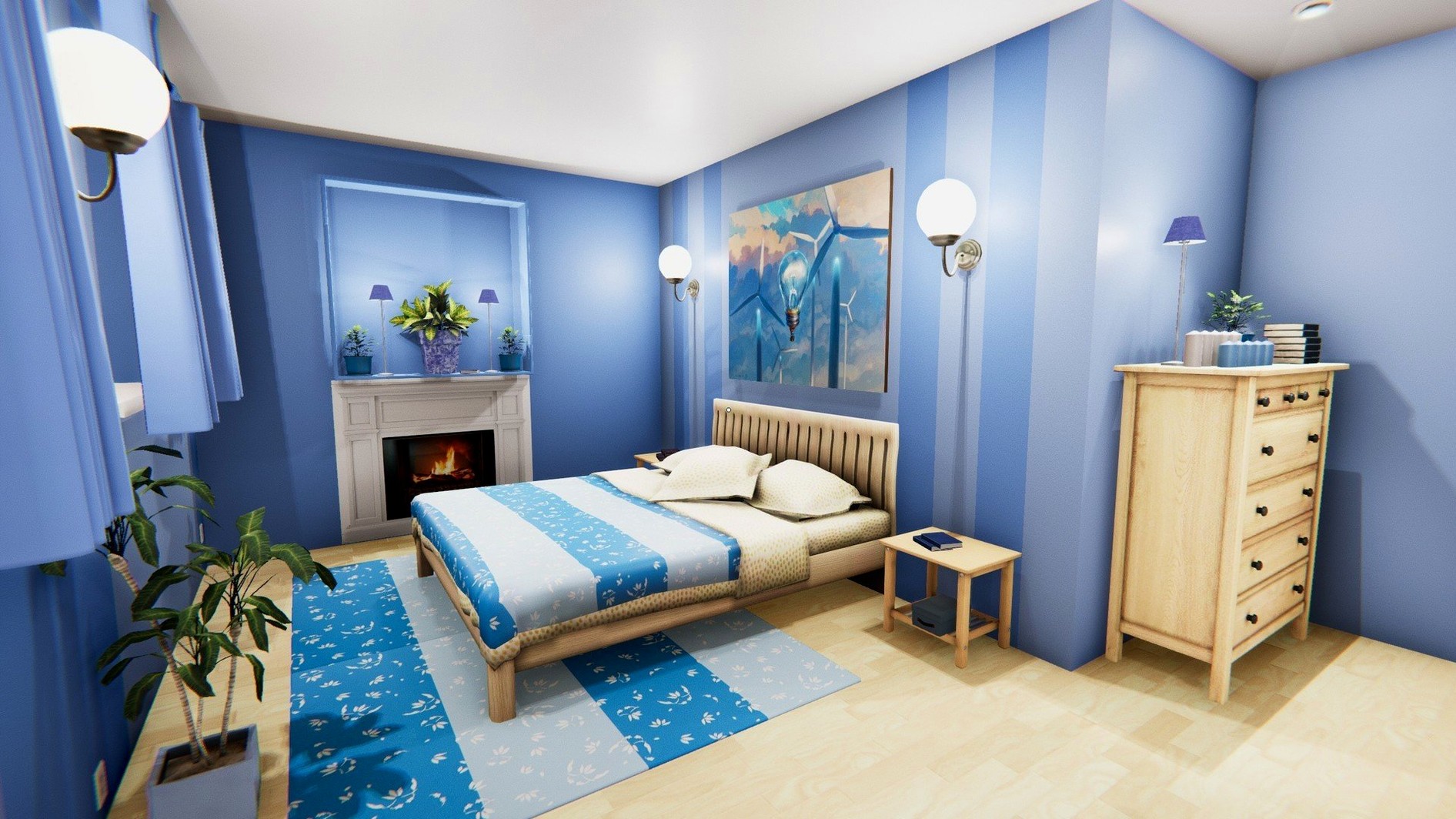 House Flipper UI, 1 of 4 3d ware house — app window