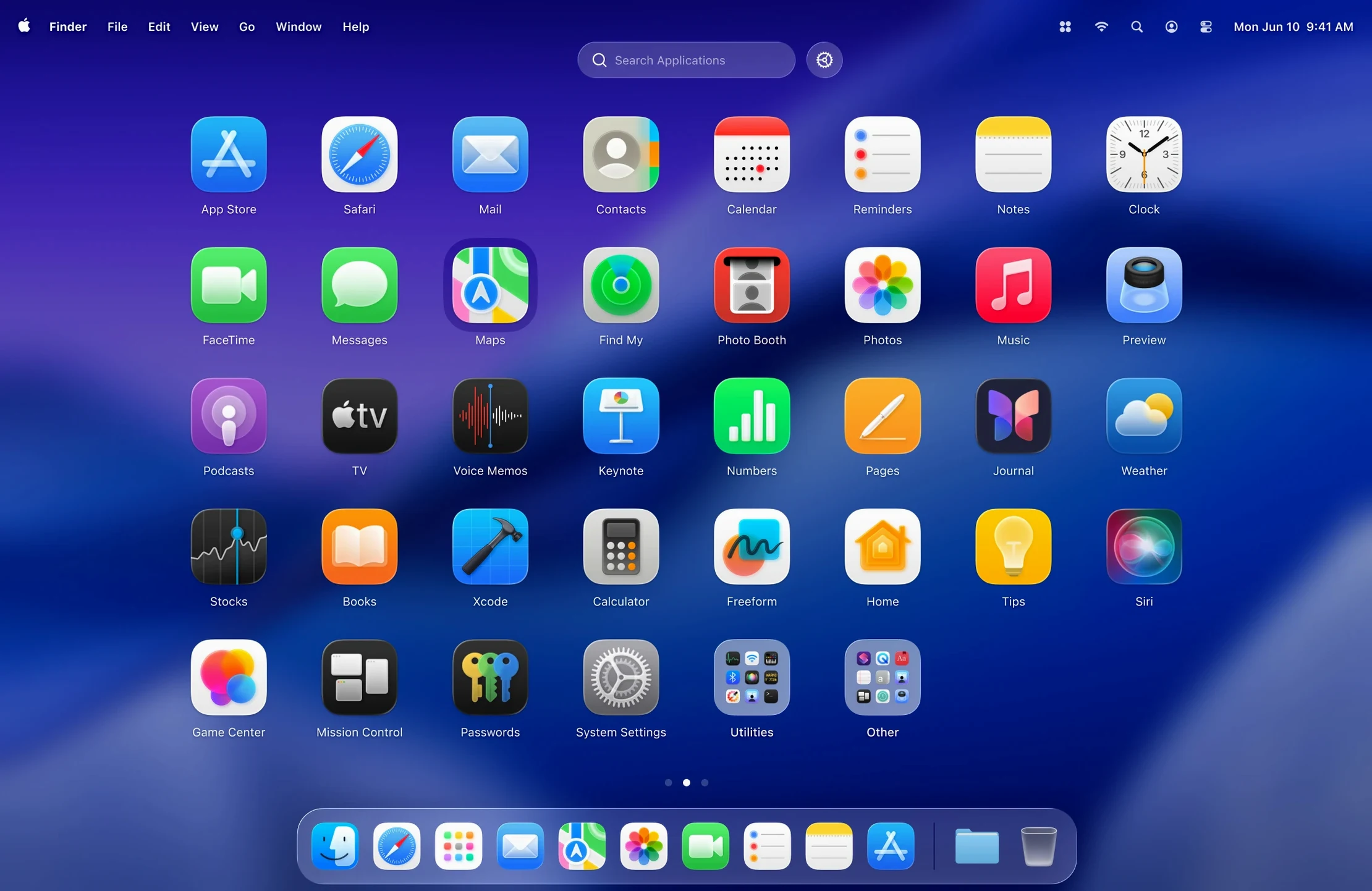 LaunchOS UI, 1 of 1 launchos for mac — app window