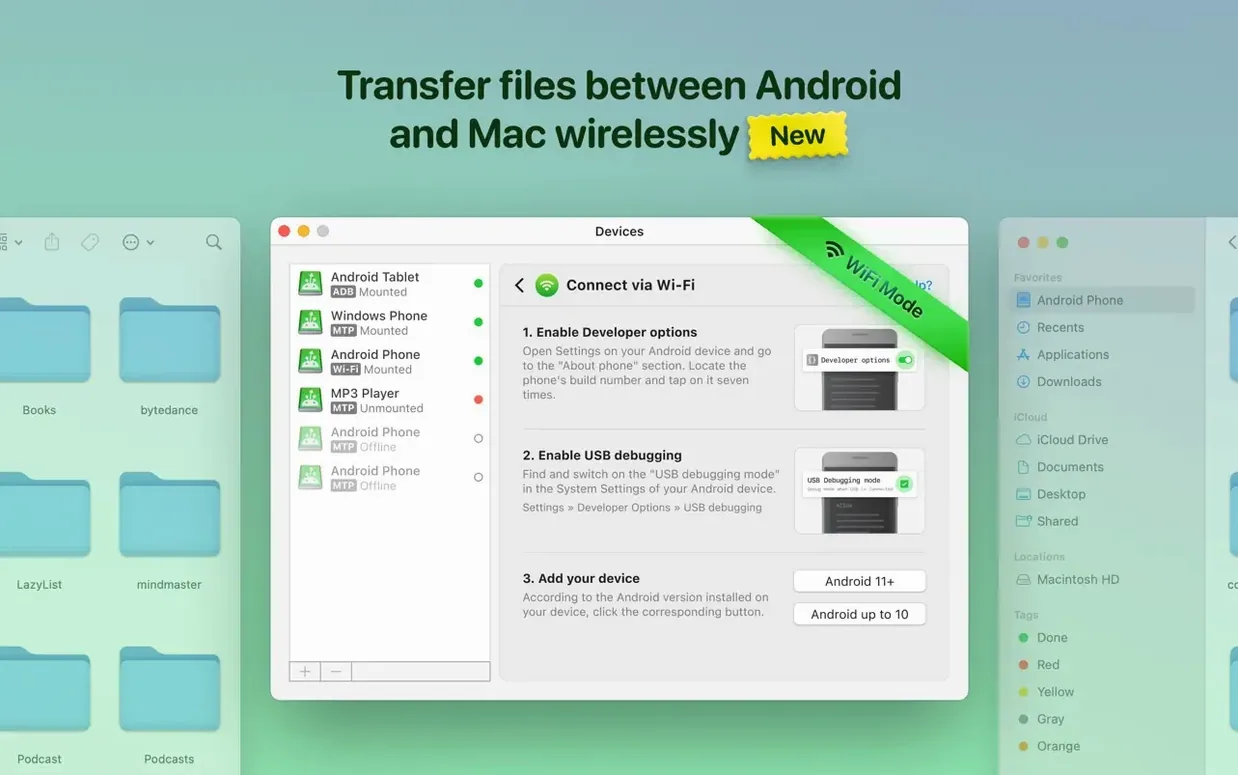 MacDroid Pro — look #2 MacDroid Pro 2.10.0, screen 2