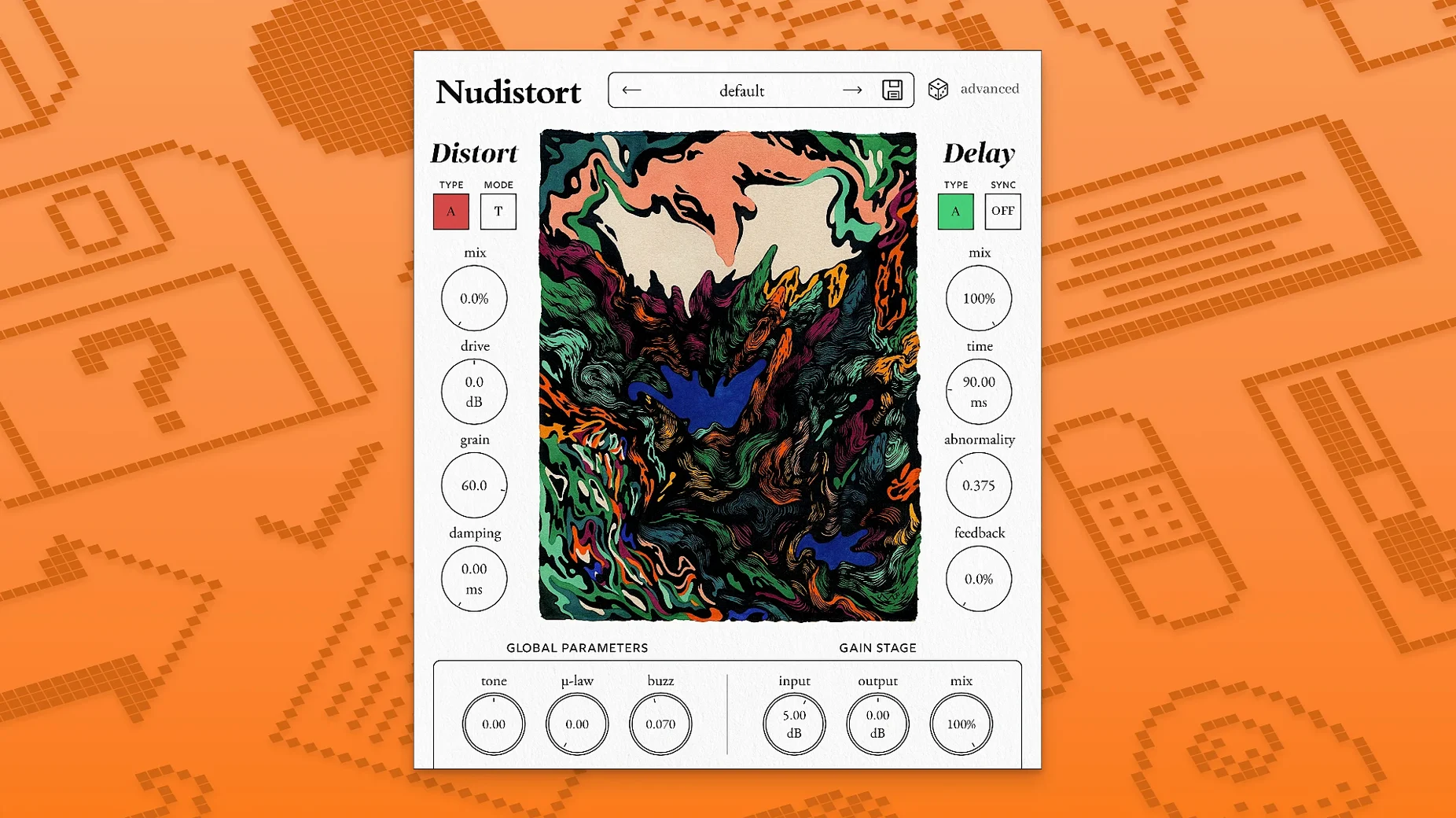 Nudist Audio Nudistort — look #1 nudist audio: dashboard