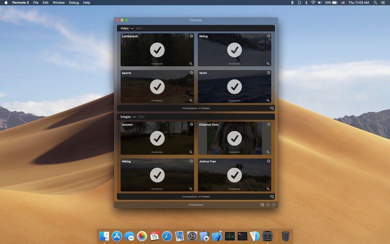 Permute UI, 1 of 4 permute mac — app window
