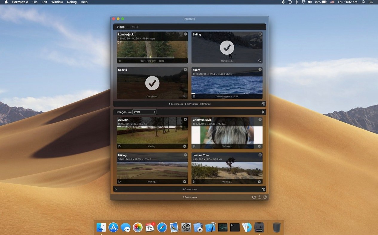Permute UI, 2 of 4 Permute feature view 2
