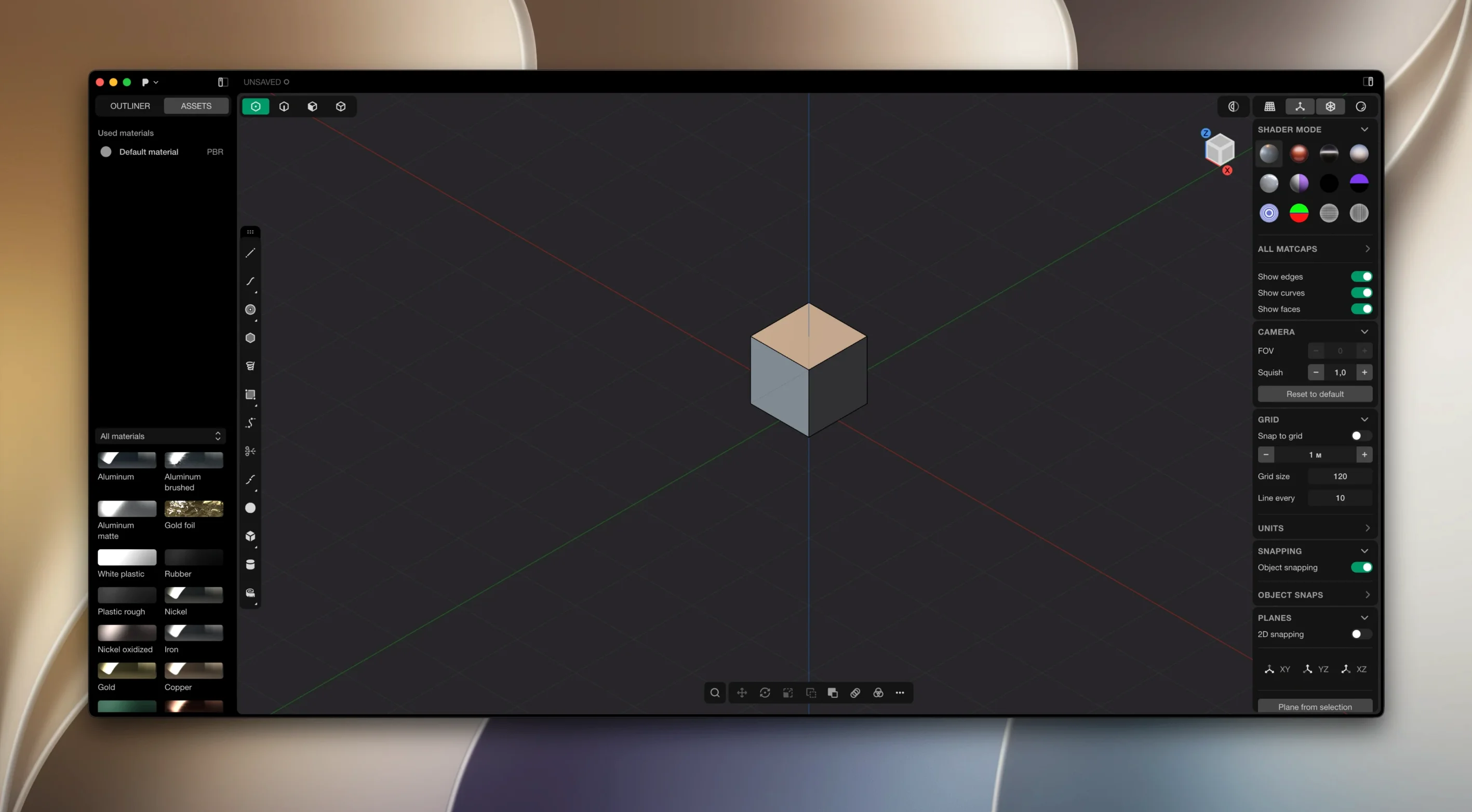 Plasticity UI, 2 of 2 Plasticity feature view 2
