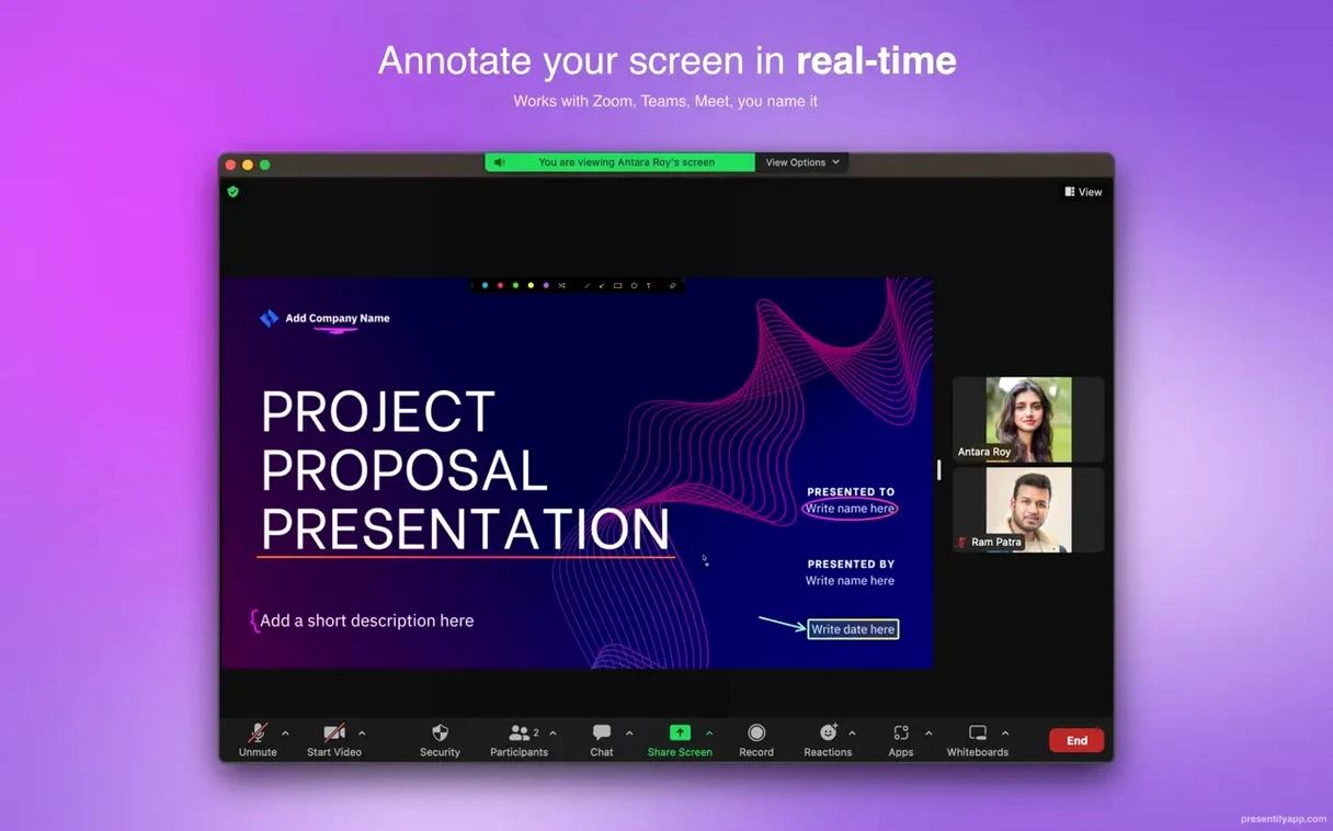 Presentify — look #2 Presentify 8.1.3, screen 2