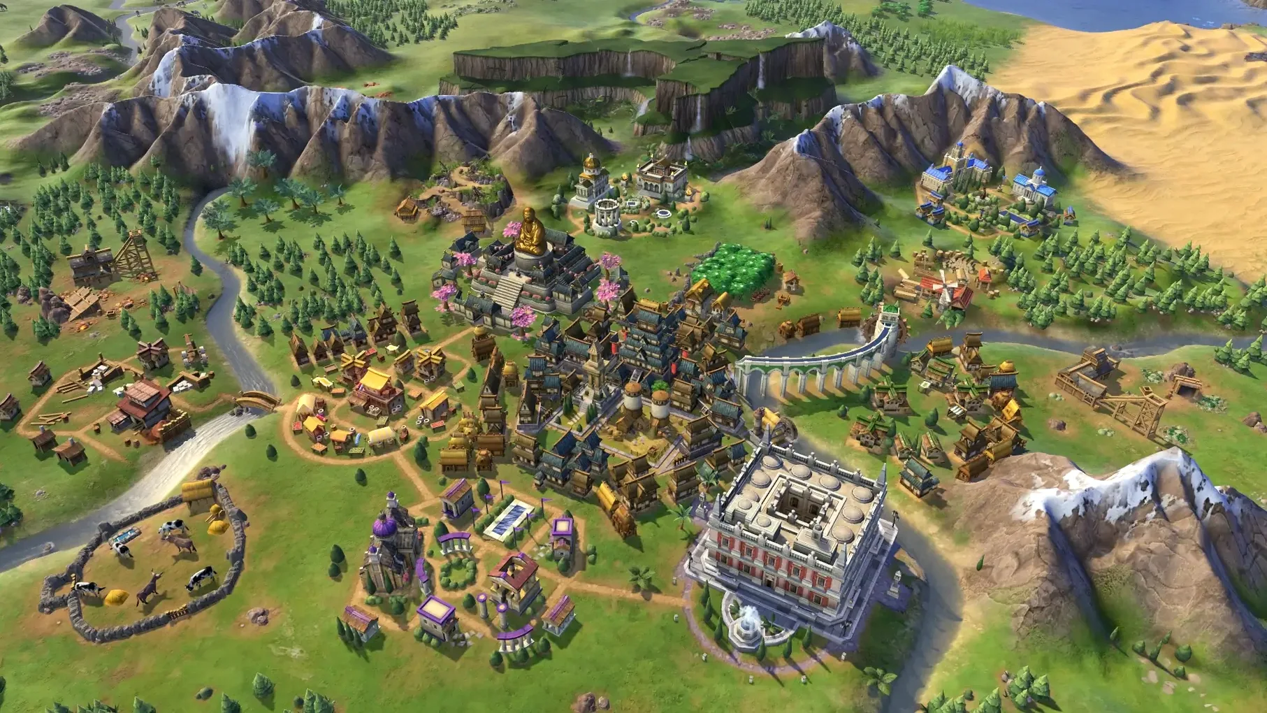 Sid Meier’s Civilization VI UI, 2 of 4 Sid Meier’s Civilization VI feature view 2