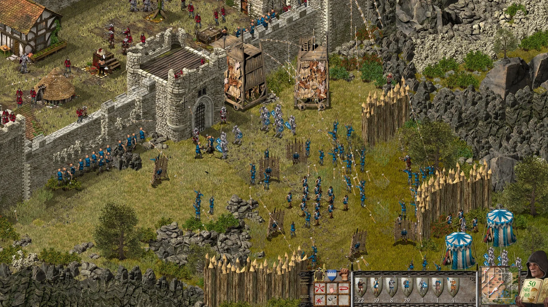 Stronghold Definitive Edition UI, 4 of 8 Stronghold Definitive Edition feature view 4