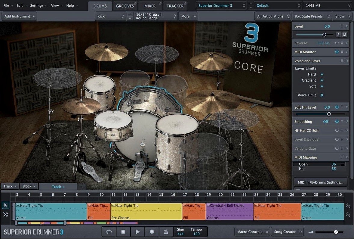 Superior Drummer UI, 1 of 1 superior drummer crack mac: dashboard