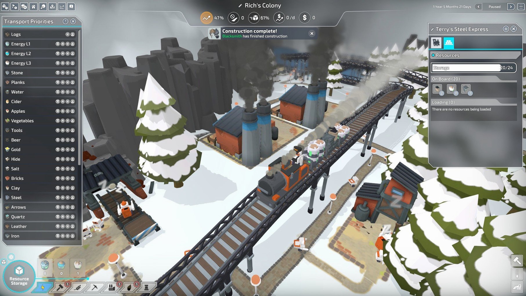 The Colonists UI, 1 of 6 the colonists for mac free download — app window