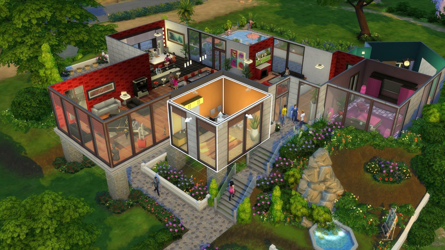 The Sims 4 UI, 2 of 4 The Sims 4 feature view 2