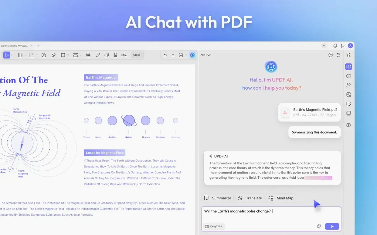 UPDF 2 - AI-Powered PDF Editor UI, 4 of 8 UPDF 2 - AI-Powered PDF Editor feature view 4