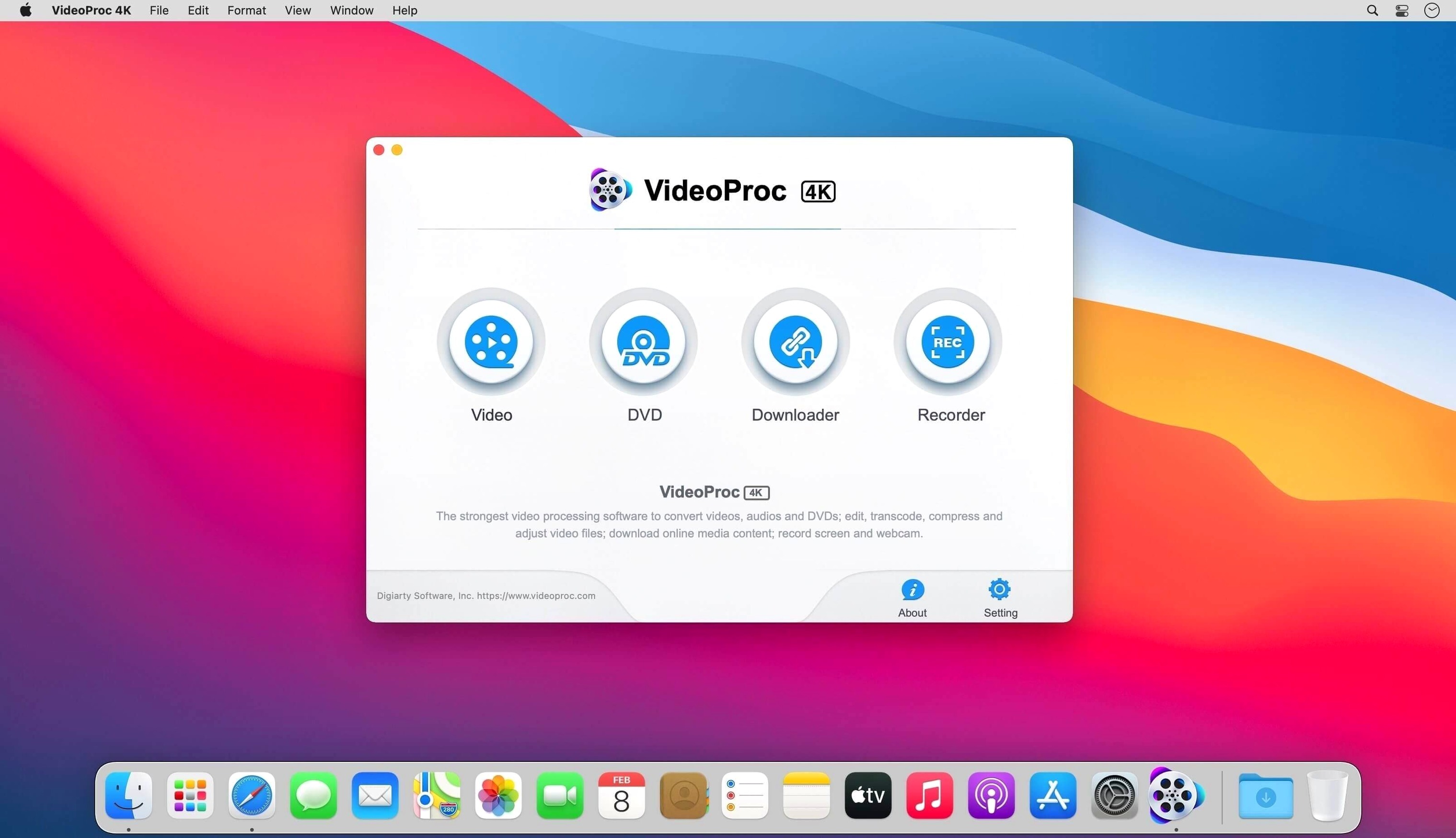 VideoProc Converter UI, 1 of 3 videoproc converter — app window
