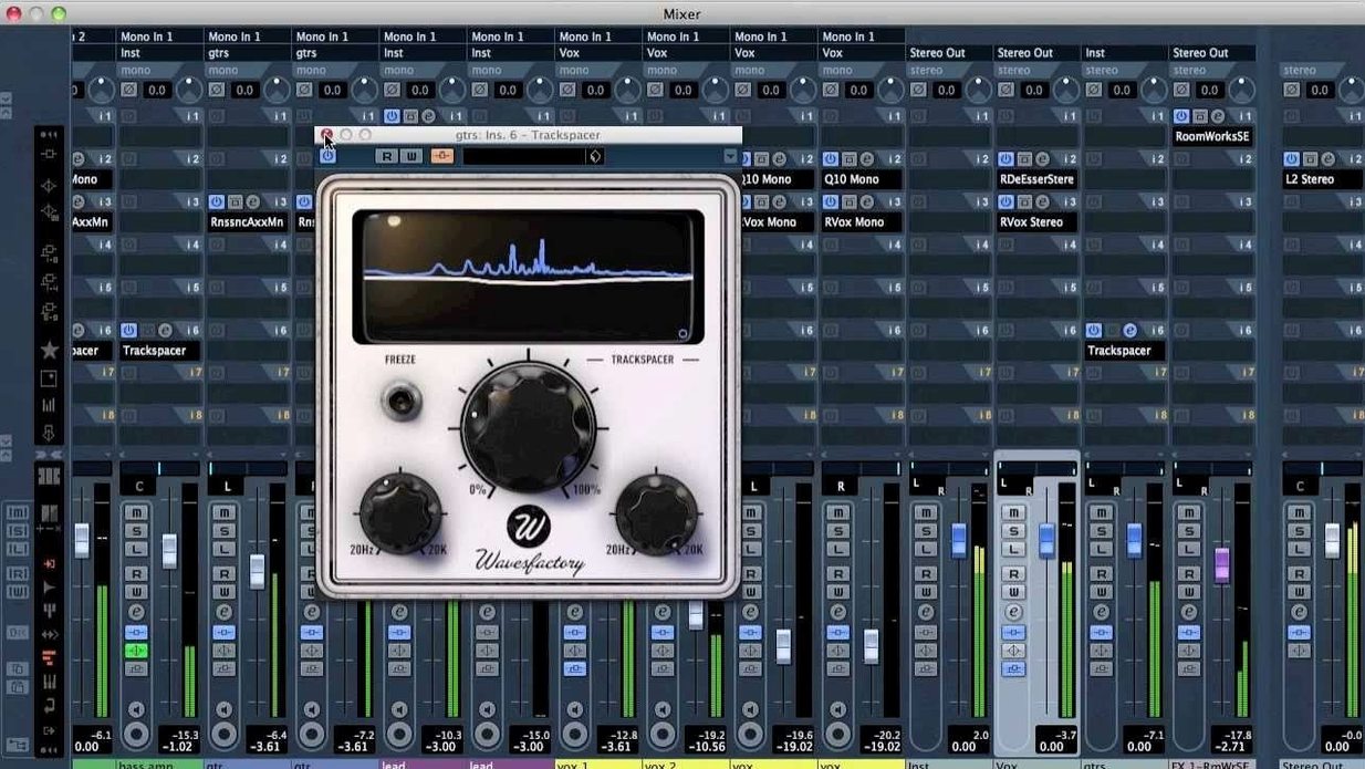 Wavesfactory Trackspacer UI, 1 of 1 wavesfactory trackspacer for mac free download — app window