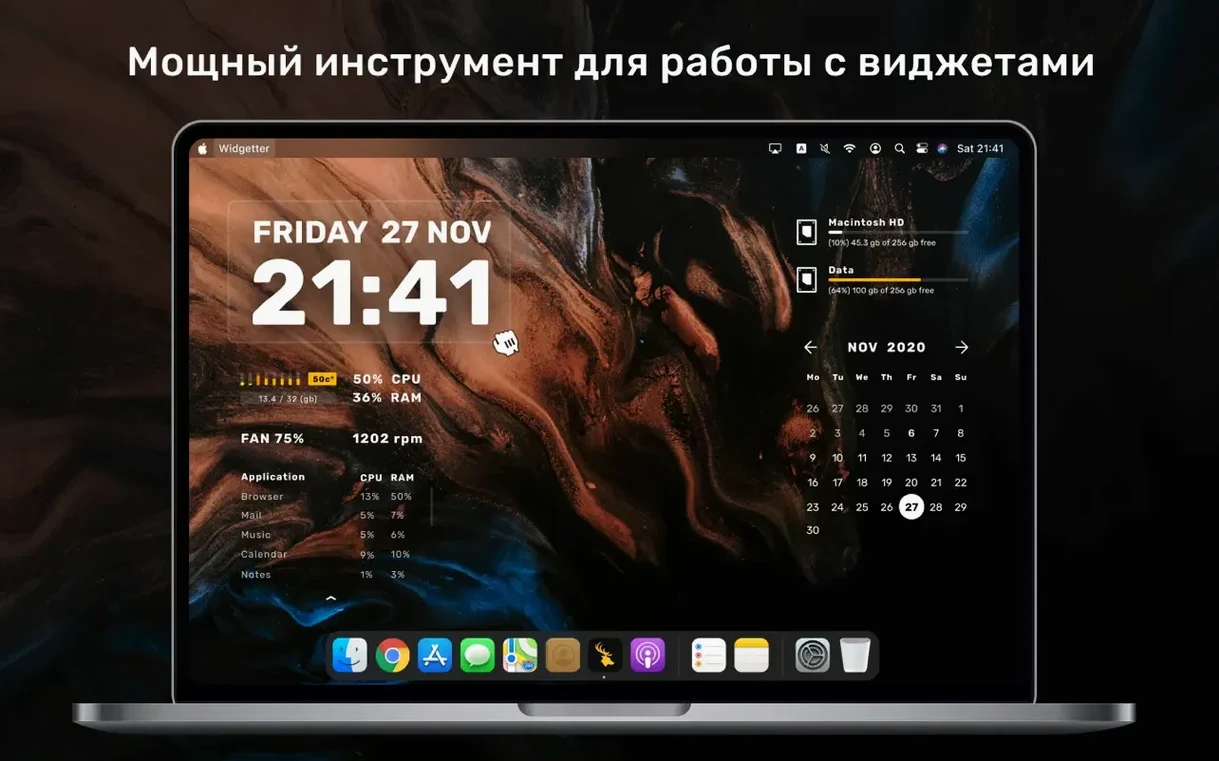 Widgetter System Stats Widgets UI, 1 of 8 widgetter system stats widgets torrent mac: dashboard